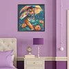 Diamond Painting-DIY Full Round Drill Umbrella Tiger