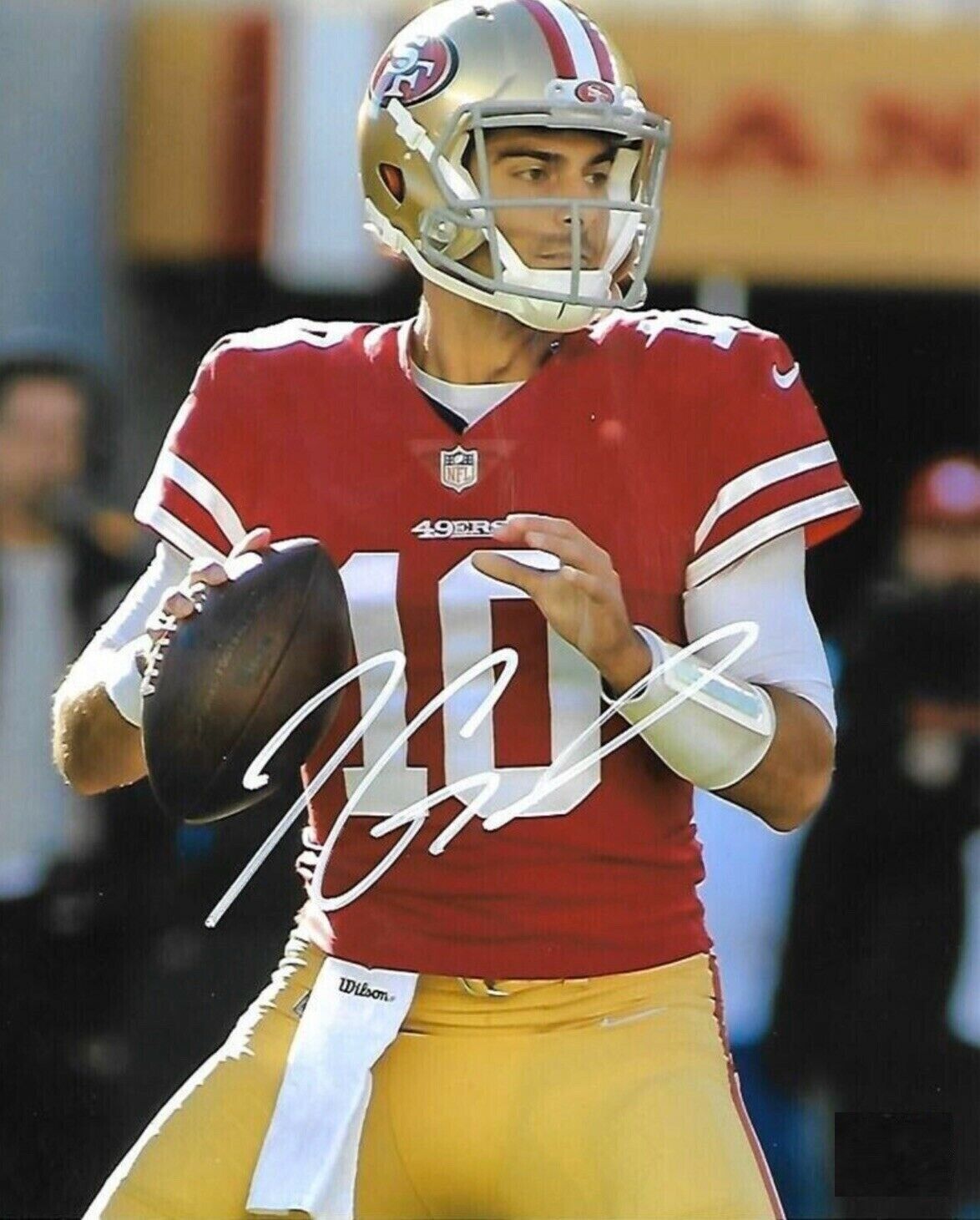 Jimmy Garoppolo Autographed Signed 8x10 Photo Poster painting 49'ers REPRINT ,