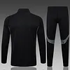 2025/2026 Real Madrid Long Zipped Jacket Black Football Shirt 1:1 Thai Quality