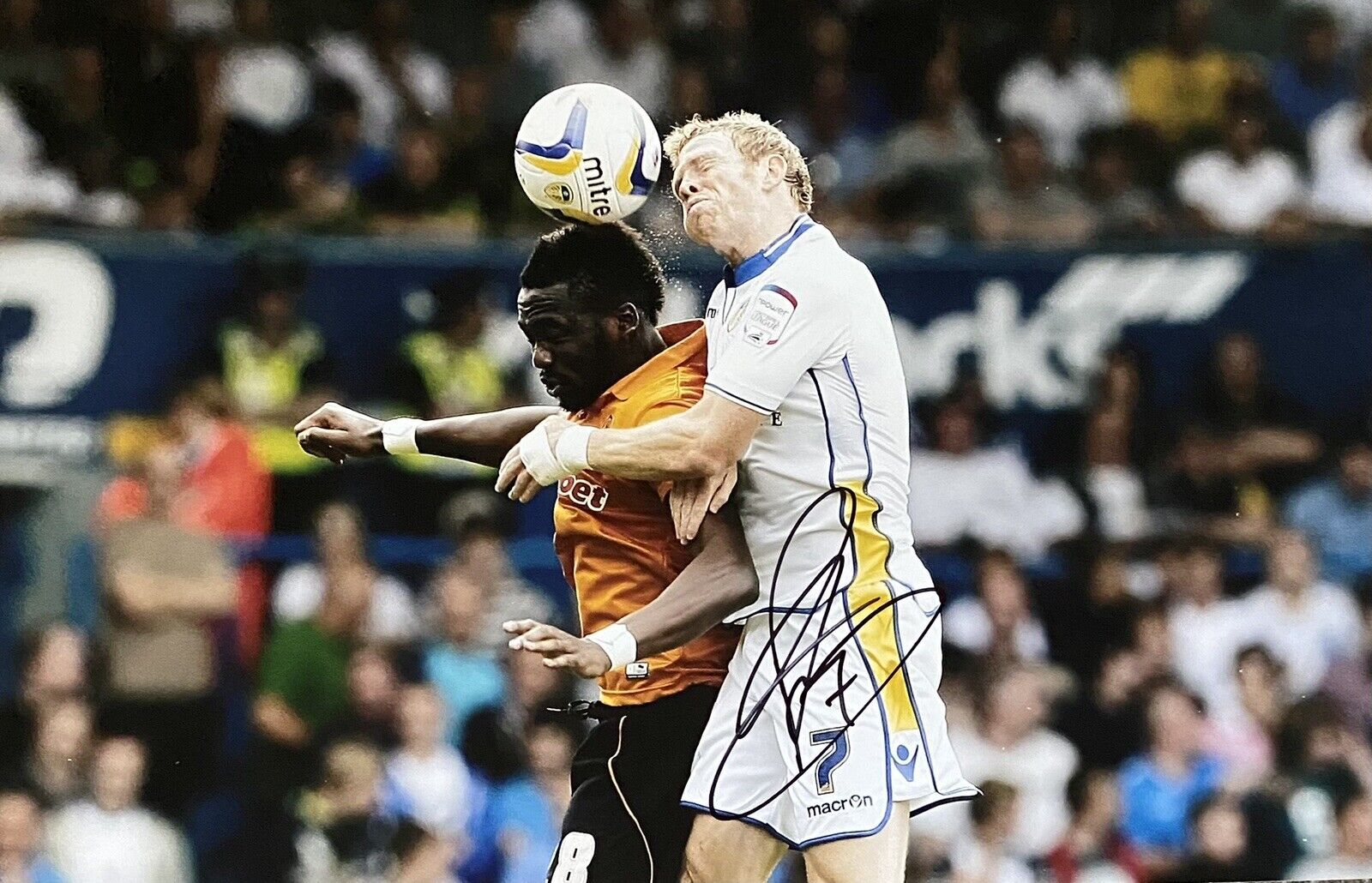 Paul Green Genuine Hand Signed Leeds United 12x8 Photo Poster painting