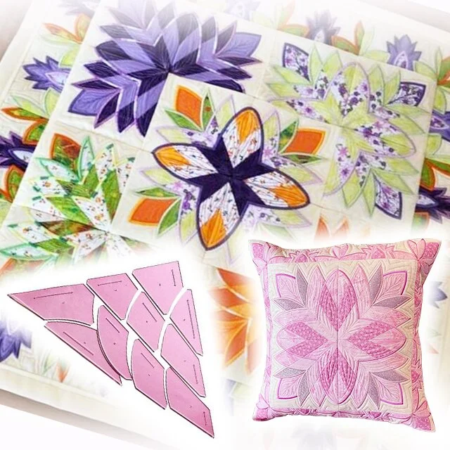 Cleopatra's Fan Quilt & Patchwork Template Set