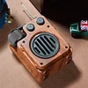  AS20 Wireless Bluetooth Speaker Outdoor Portable Bass Retro Speaker