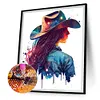 Cowboy Back Girl-Full Round Diamond Painting 30*40CM