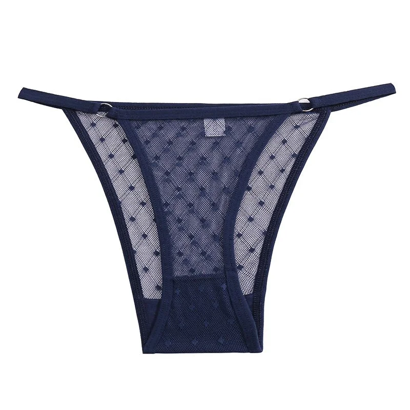 FINETOO Women Sexy Lace Floral Panties for Woman Underwear  Lingerie Female Briefs Panty Transparent M-2XL Women's Underpants