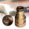 2 Pcs Faucet Fitting Brass Tap Quick Connector for Garden Tubing Car Washer Pipe