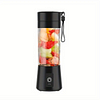 Portable Blender, Personal Mixer Fruit Ice Crushing Rechargeable with USB, Mini Blender for Smoothie, Fruit Juice, Milk Shakes, 13oz, Six 3D Blades for Great Mixing
