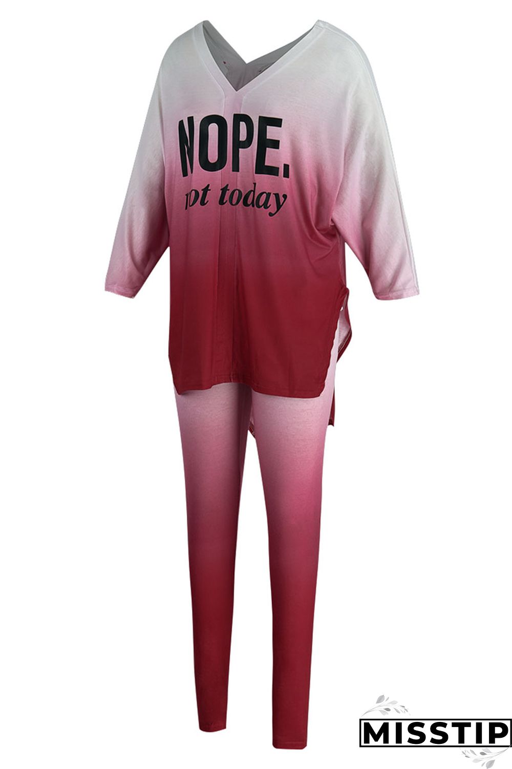 Black Casual Print Patchwork V Neck Short Sleeve Two Pieces