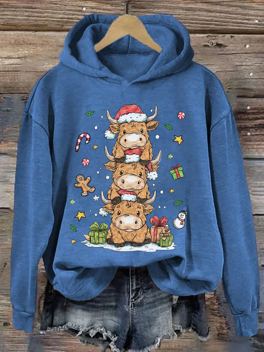 Cute Highland Cow Hoodie
