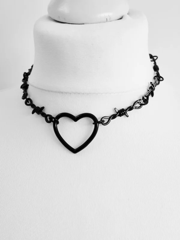 Goth Witch Heart Choker