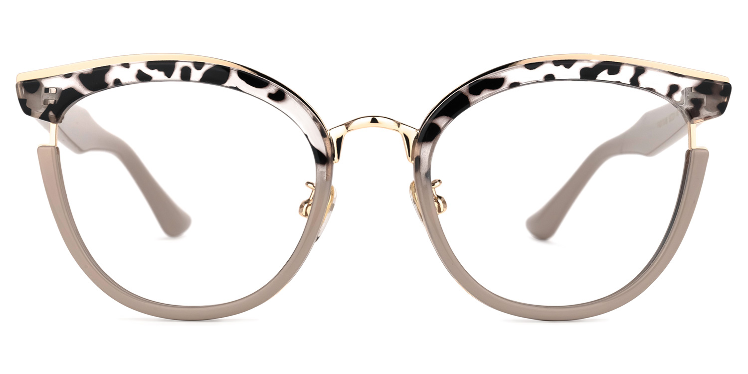 Laraine Champagner Cateye Brille Champagner