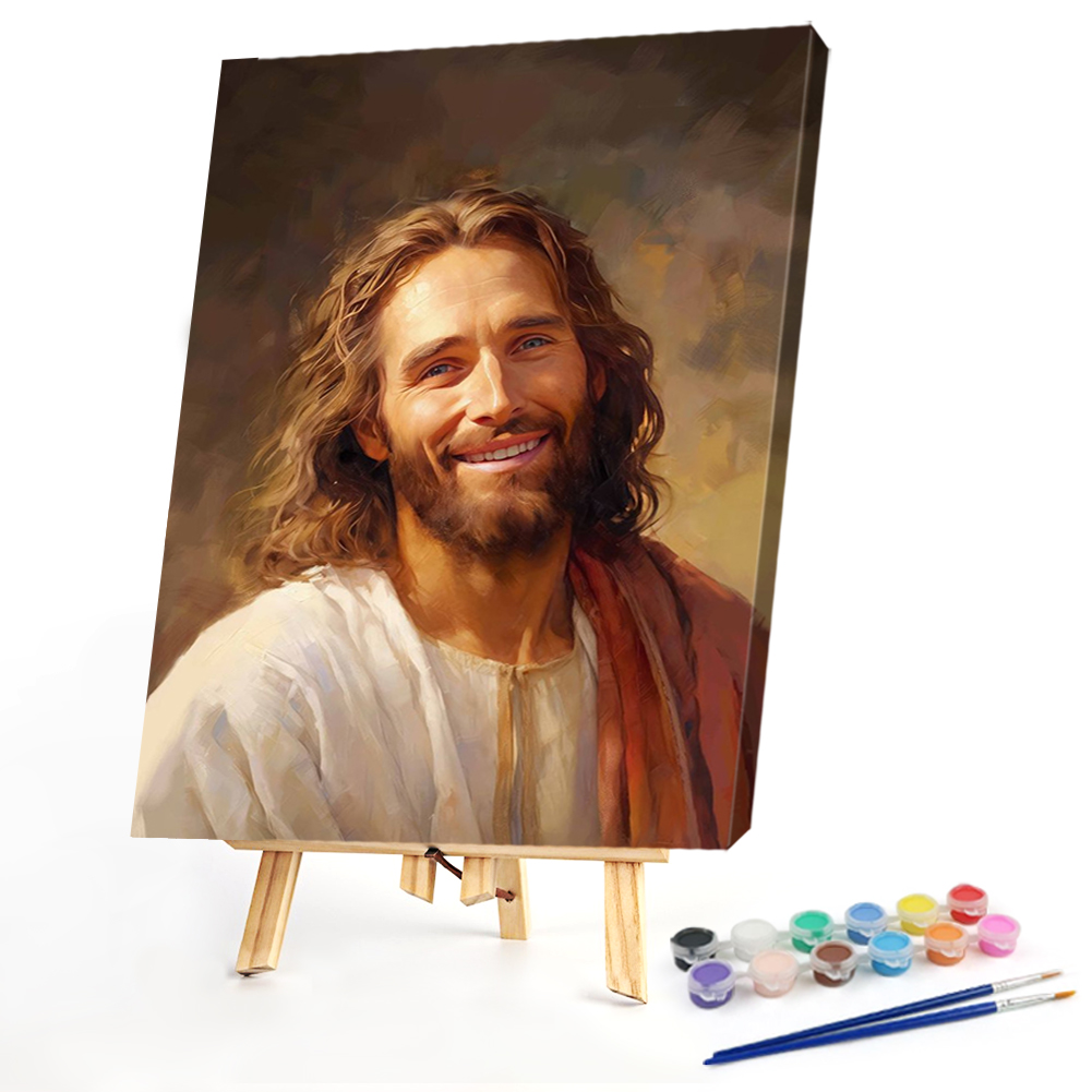 Smiling JesusPaint by Numbers Acrylic Painting 40*50cm