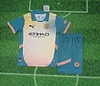 2024/2025 Kids Size Manchester City Fourth Away Football Shirt 1:1 Thai Quality 