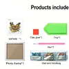 5D DIY Partial Special Shaped Drill Diamond Painting Kit Butterfly Decor With Frame Kit 18x18cm