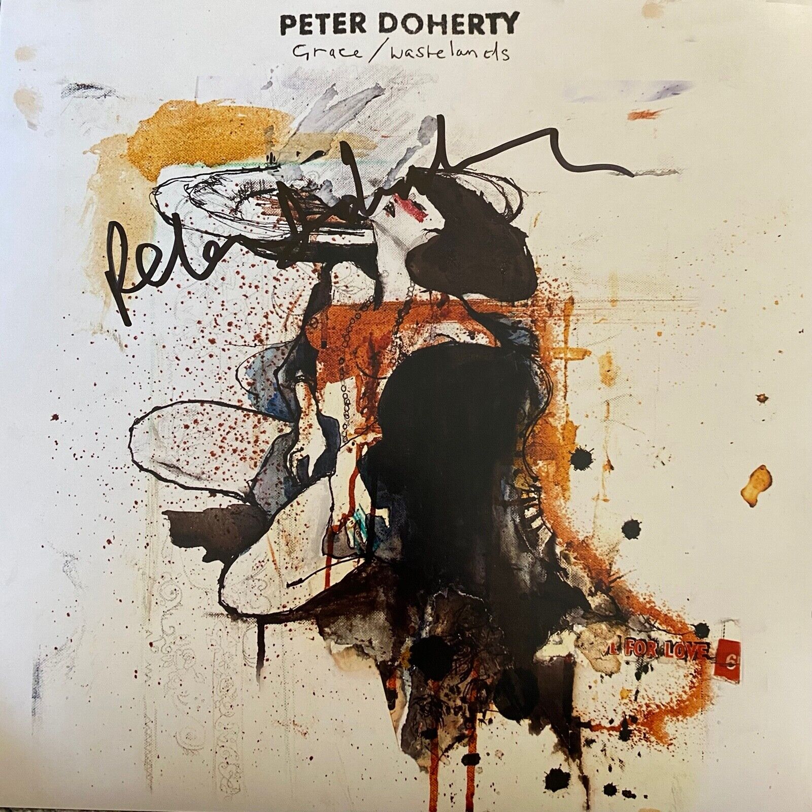 PETE DOHERTY HAND SIGNED 12x12 Photo Poster painting GRACE/WASTELANDS MUSIC AUTOGRAPH 1