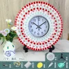 DIY Glass Mosaic Tiles Crafts Kits Handmade Clock Home Decor Gifts
