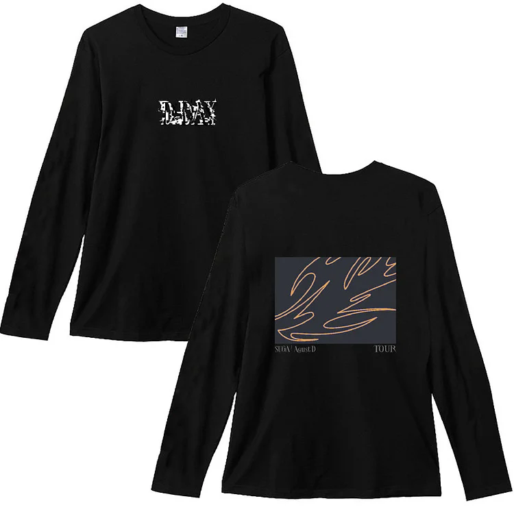 BTS SUGA Agust D TOUR 'D-DAY' Long Sleeve Shirt