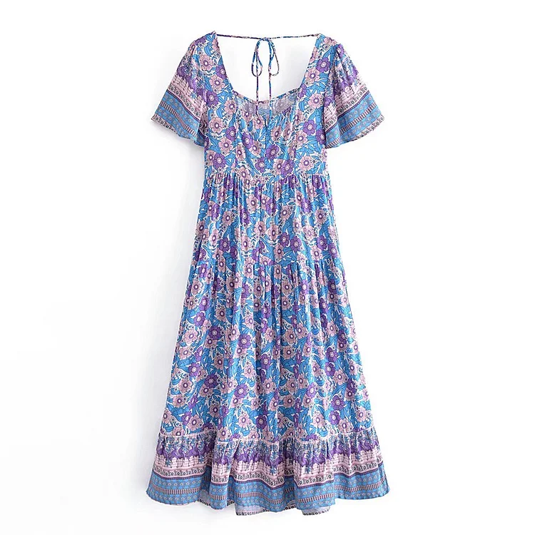 Luditu Midi Dress, Sundress, Lavender Silene