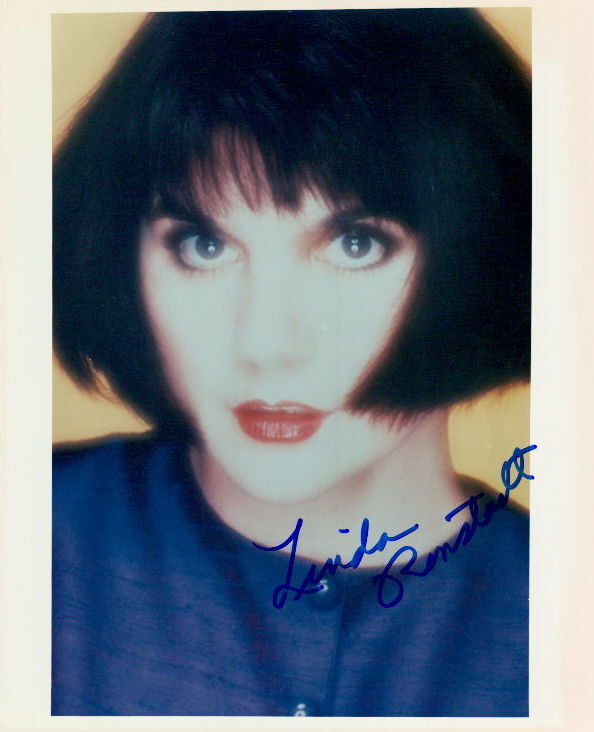 Linda Ronstadt vintage signed 8x10 Photo Poster painting In-person