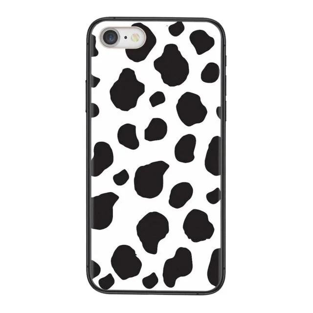 Android Huawei Kawaii White Black Cow Phone Case BE097