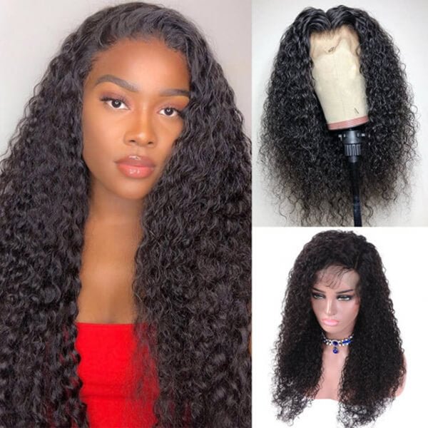 Uwigs Curly Hair Wig 13*4 Lace Front Human Hair Wigs 200% Density High Density Human Hair Wig US Mall Lifes