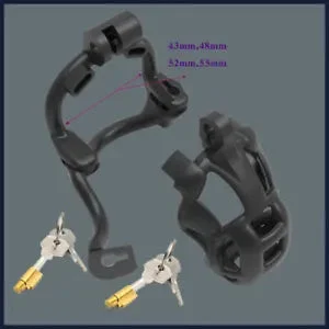 pornhint Pornhint Mamba Male Chastity Device Cobra Cage Clamp Rings Men Resin Bird Locking Belt