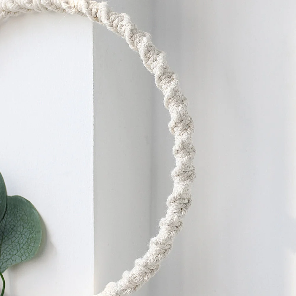 Artificial Flowers Spring Wreath Wall Hanging Wedding Home Decor Christmas Decorations Door Wreaths And Garlands Nursery Gift