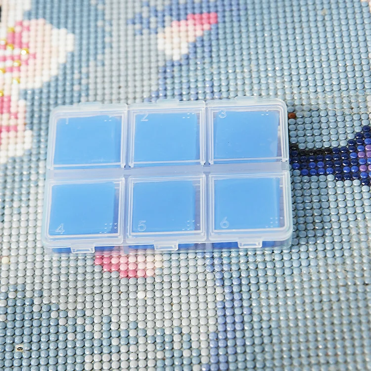DiamondDrillsUSA - Blue Wax Clay for Diamond Painting 6pcs Mud Small Square  2cm Putty Pen