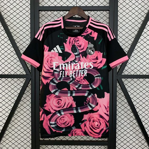2025/2026 Real Madrid Pink Rose Special Edition Football Shirt1:1 Thai Quality