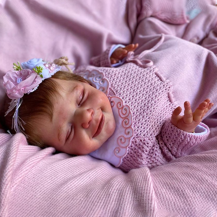  [Heartbeat💖 & Sound🔊]20'' Kids Play Gift Iris Reborn Baby Doll Girl - Reborndollsshop®-Reborndollsshop®