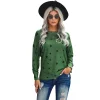 Women's Fashion Pentagram Sweatshirt Tie Dye Round Neck Long Sleeves