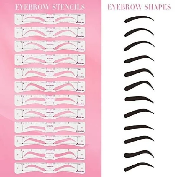 Magic EyeBrow Stencil Kit (12 Pack)