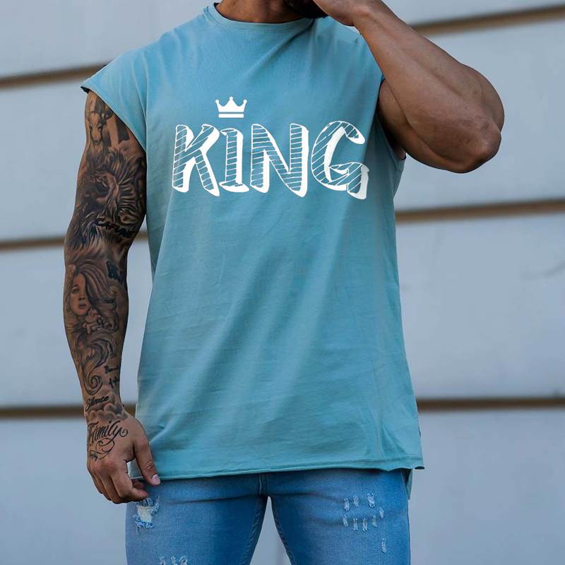King Graphic Tank Top