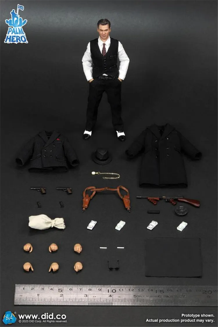 1/12 シカゴ ギャングスター JOHN アクションフィギュア　DID Pre-order 1/12 DID XT80008 Chicago Gangster John Action Figure