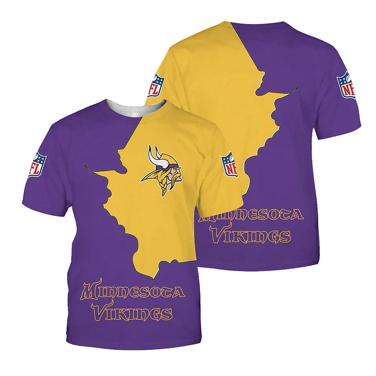 Minnesota Vikings All Over Print T-Shirt