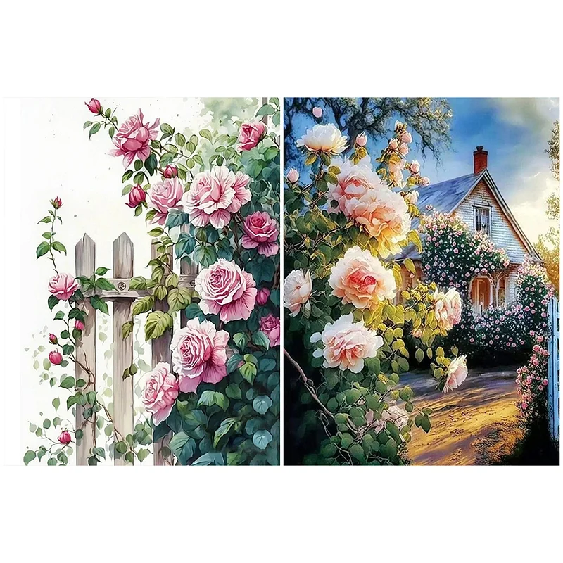 Full Round Drill Diamond Painting -Flower Series - 30*40cm