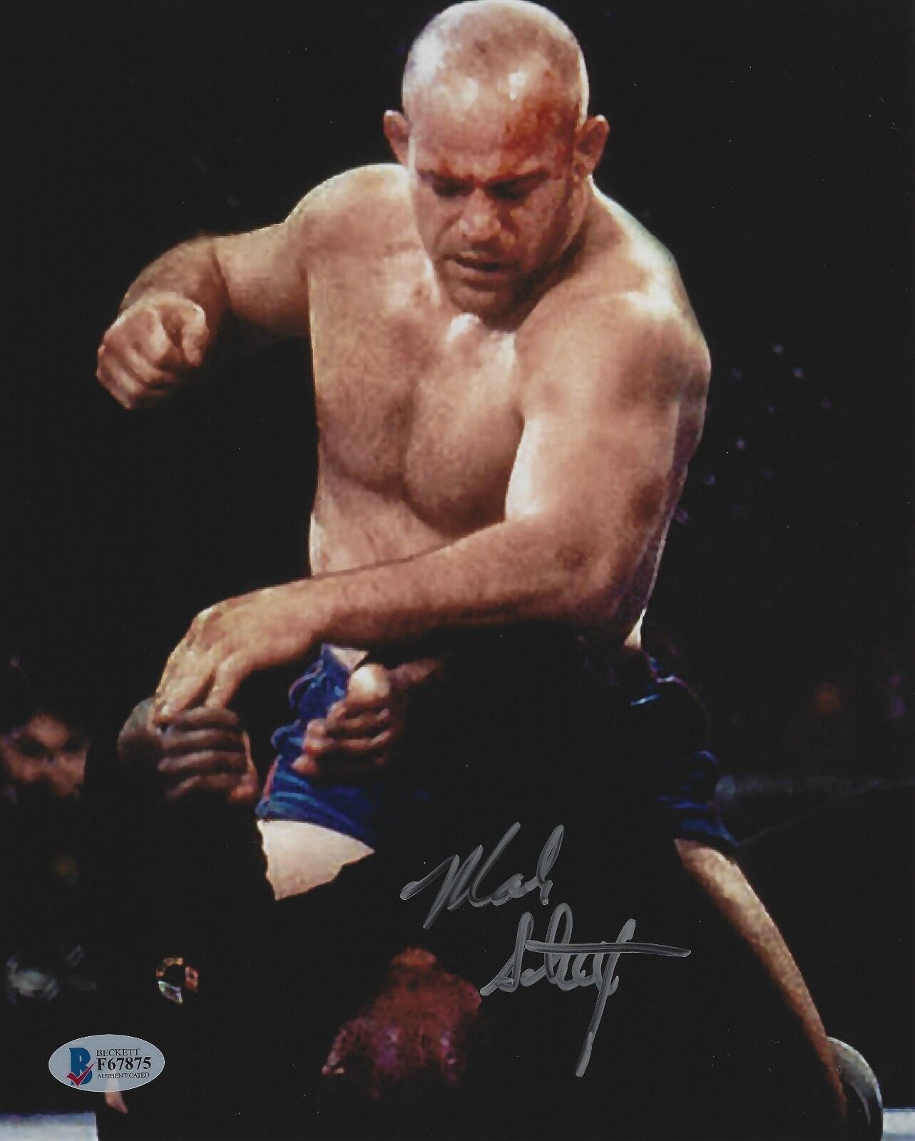 Mark Schultz Signed 8x10 Photo Poster painting BAS COA 1984 Olympic Wrestling UFC 9 Foxcatcher 3