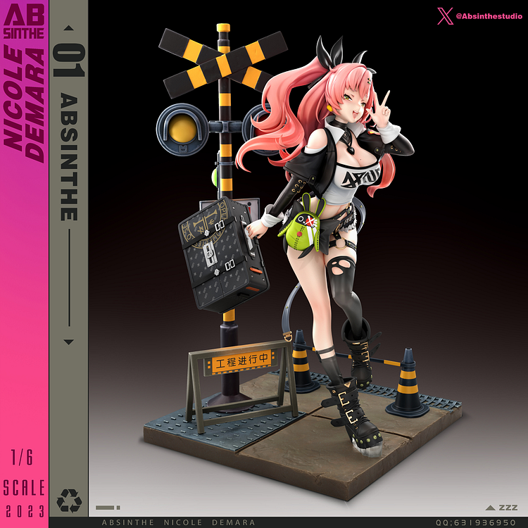 PRE-ORDER  ABsinthe Studio -  Zenless Zone Zero Nicole Demara  1/6 Scale Statue(GK) (Adult 18+)-