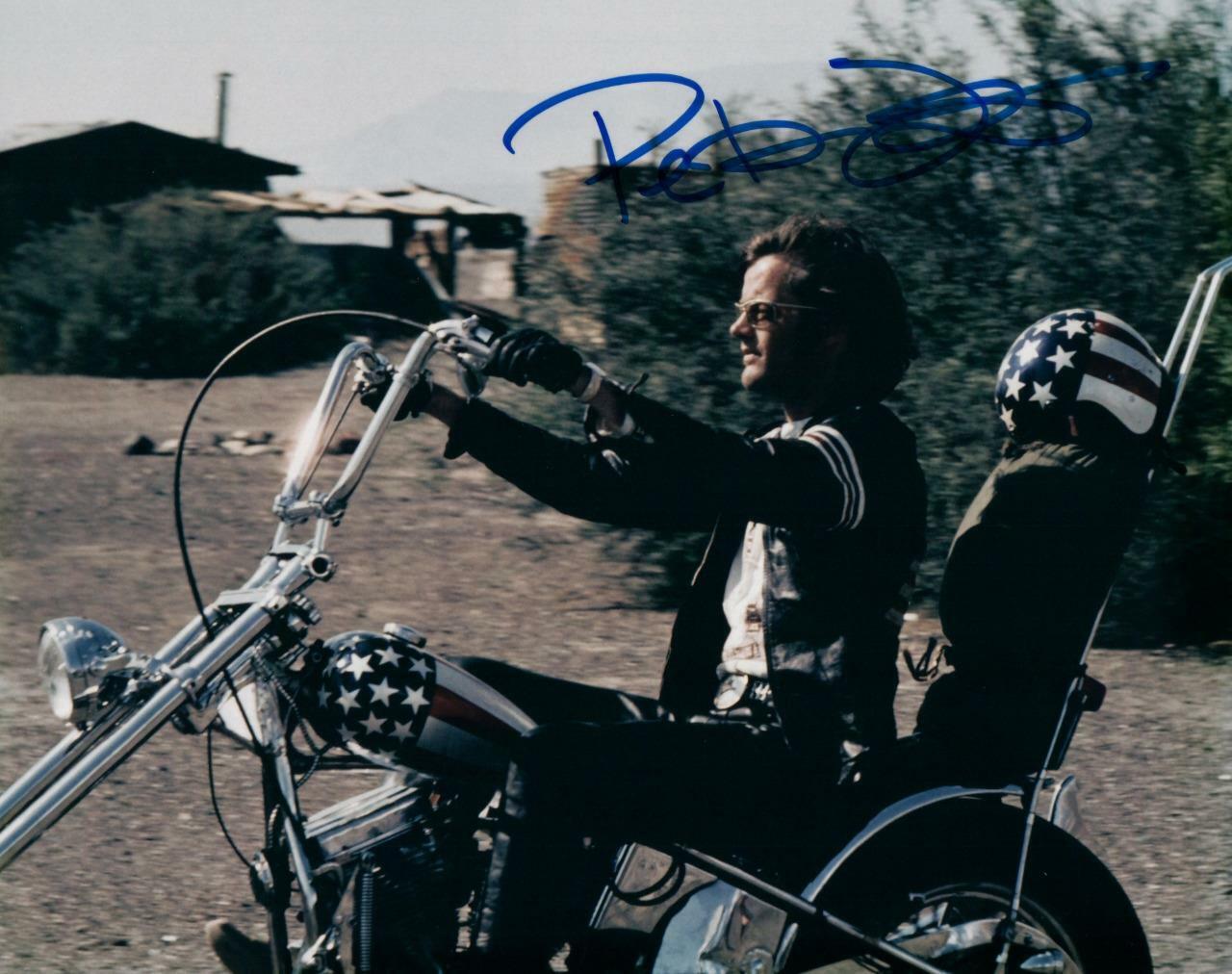 Peter Fonda autographed 8x10 Picture signed Photo Poster painting and COA