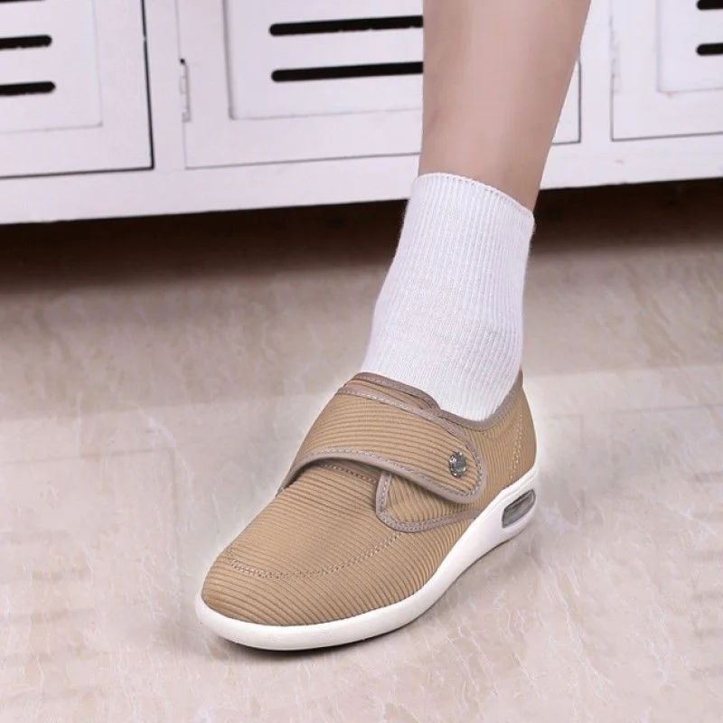 Unisex Plus Size Wide Diabetic Shoes For Seniors Swollen Feet