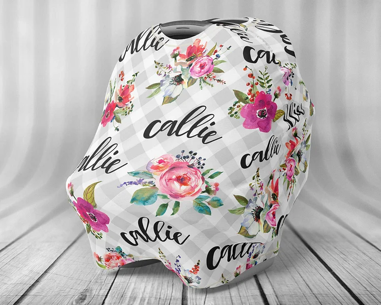 Personalized Baby Car Seat Canopy| Canopyl75