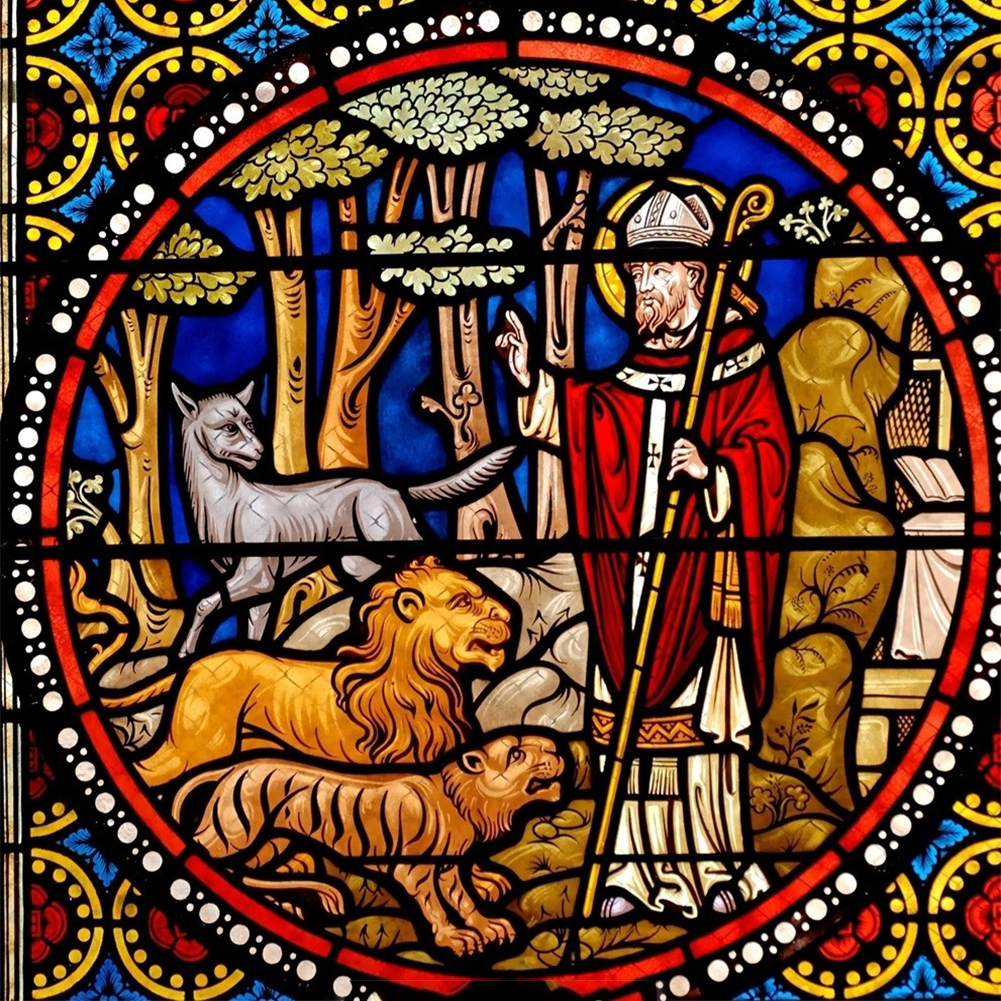 

Lord and Lions - Round Drill Diamond Painting - 50*50CM, 501 Original