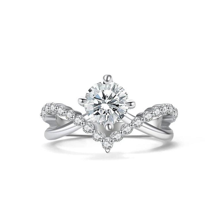 Queen Moissanite Ring 