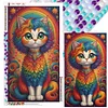 uk.everydayedeals (Limited Stock)Diamond Painting - Full Round - Rainbow Cat (40*70cm)