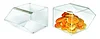 12" Acrylic Stacking Bin Display with Metal Hinged Lift-Open Lid