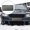 2Pcs Flat License Plate Protective Cover with Screws Caps (Transparent Black)