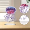 DIY Diamond Painting Jellyfish Acrylic Desktop Ornament