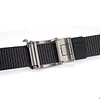 Unisex Vintage Outdoor Automatic Buckle Thickened Nylon Canvas Belt by Inlyline