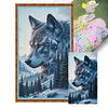 Wolf-11CT Stamped Cross Stitch 40*70cm/15.75*27.56in(Big Size) tapestrymarket