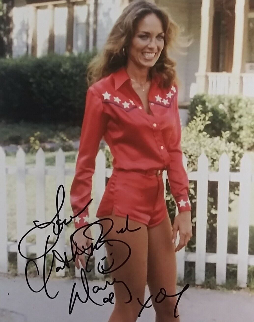 Catherine Bach signed 8 x 10