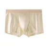 Men's Light Luxury Satin Ice Silk Fashion Breathable Boxer Briefs